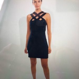 Gretchen Scott Jersey Hotsie Totsie Dress Sz small - Navy